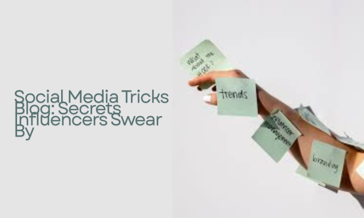 Social Media Tricks Blog: Secrets Influencers Swear By